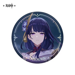 正版原神雷电将军周边合集徽章吧唧立牌挂件透卡相卡合影卡