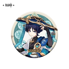 正版原神散兵流浪者周边合集吧唧谷子徽章立牌流沙色纸玩偶公仔