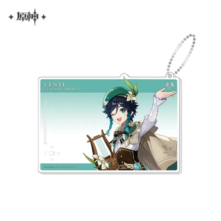 正版温迪周边合集2原神色纸拍立得合影卡杯垫毛绒玩偶纪念票官谷