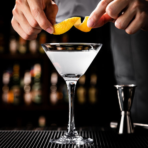 三角玻璃杯子鸡尾酒杯马天尼杯