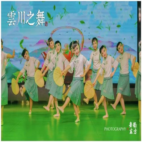 小茶仙舞蹈演出服新中式唐装