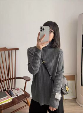 大码300斤高级感纯色针织衫