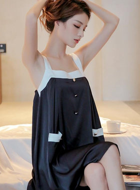 夏季超大码加肥遮肉甜美系睡裙女