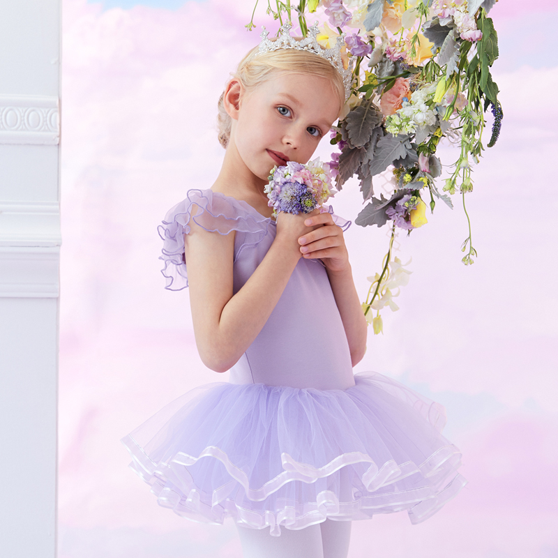 儿童女童夏季芭蕾舞裙纱服