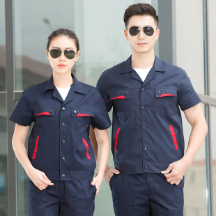 工程服夏季劳保服家电安装维修汽修工作服酒店工程部服装