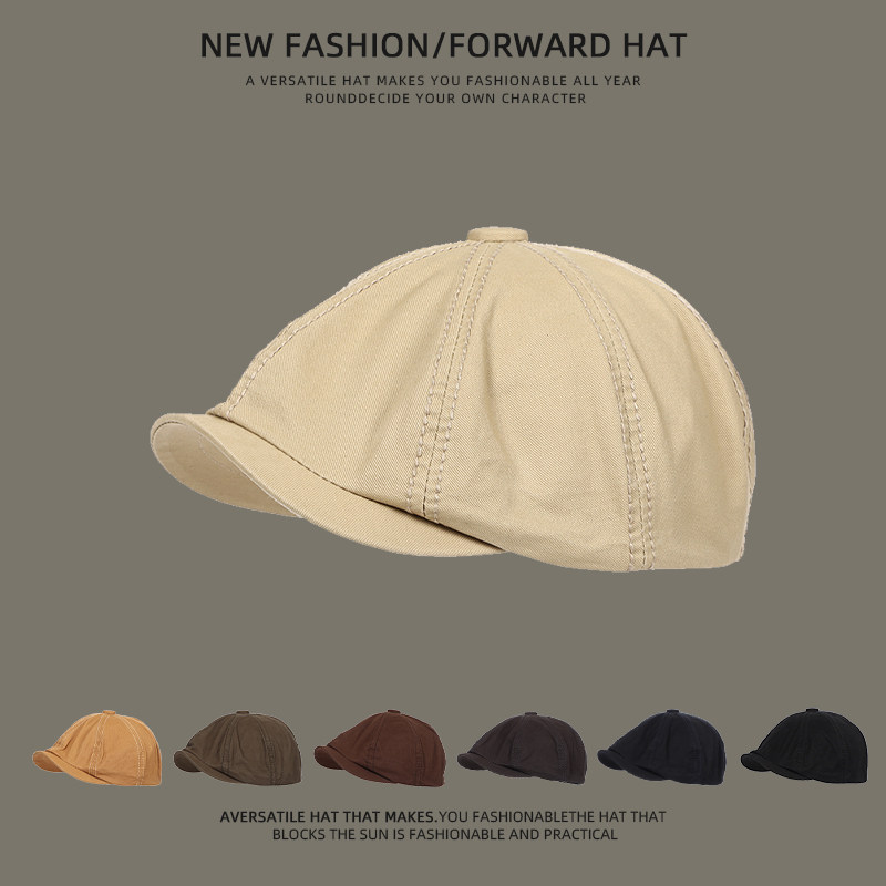 文艺复古休闲百搭八角帽/贝雷帽