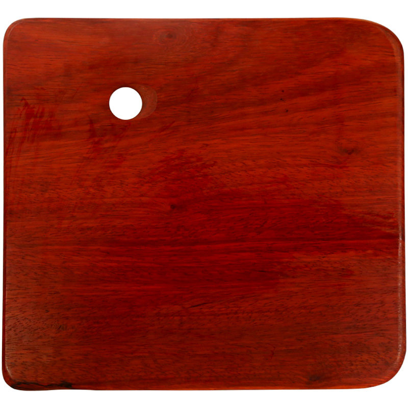 定制中盛画材 手工制作红花落老料油画调色板 实木油画调色盘 红