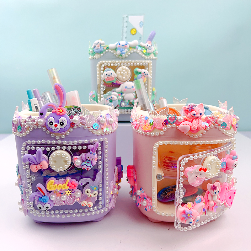 益智玩具椿芽笔筒diy制作材料包