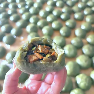 安徽传统美食特产多种口味岳西毛香粑粑袋装非蒿子粑粑水萩粑700g