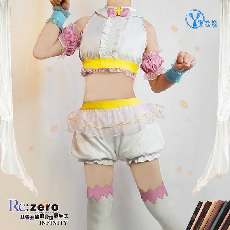 漫多啦现货拉姆蕾姆cos服复活节兔女郎女仆全套套装cosplay服装女