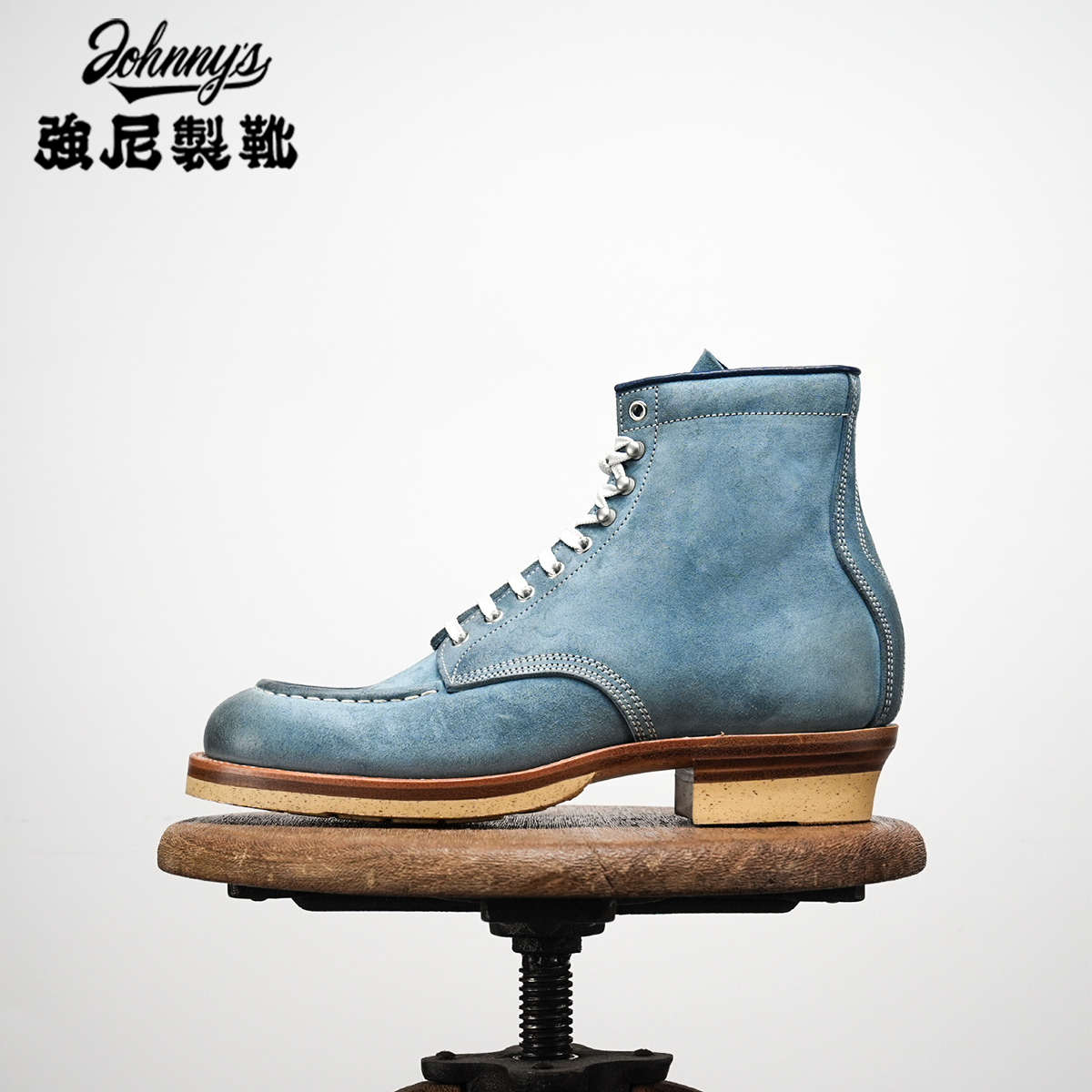 强尼制靴天尊系列牦牛皮马丁靴