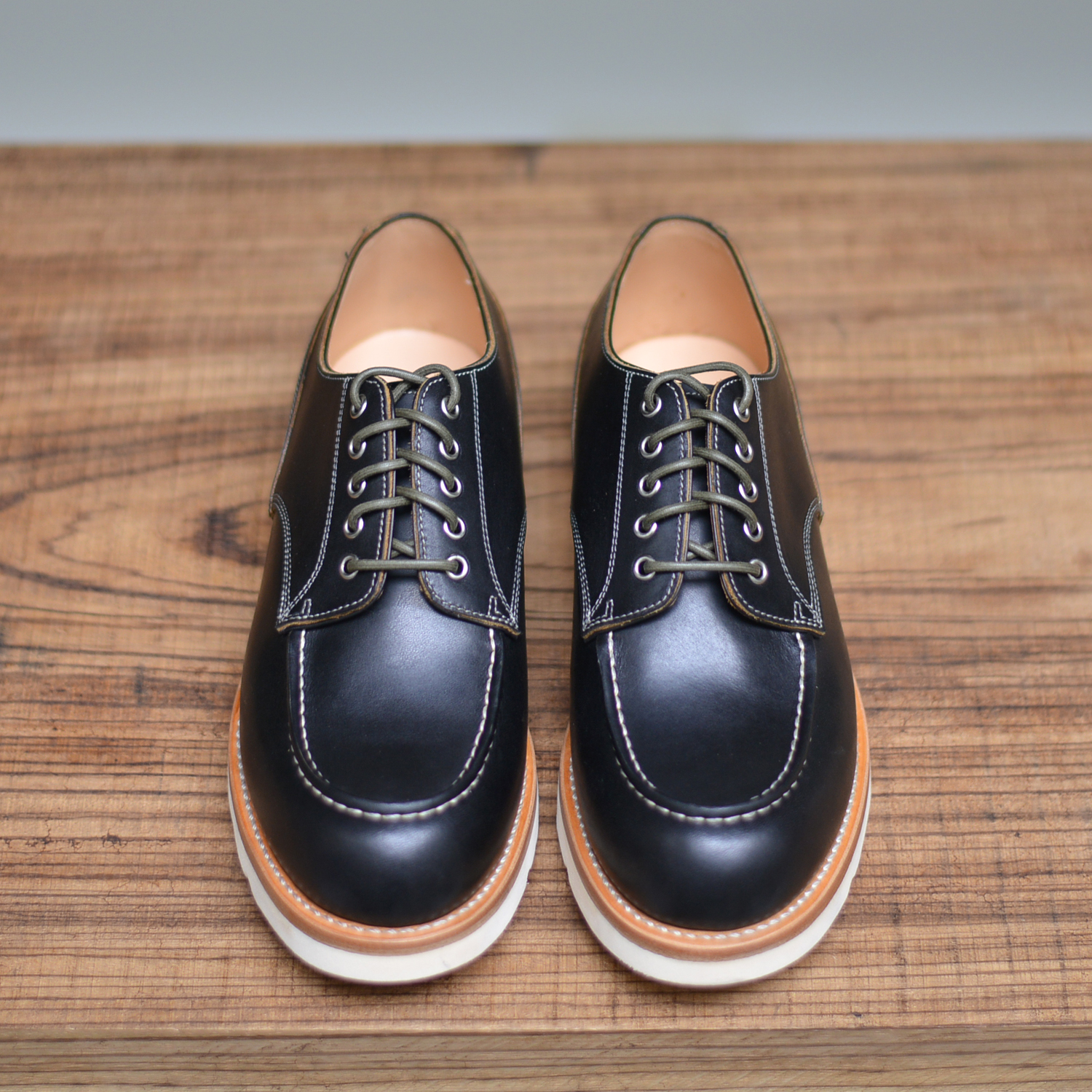 强尼制靴低帮复古工装靴