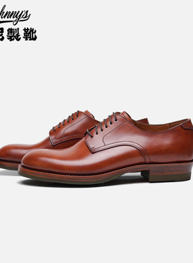 强尼制靴 橡木马臀皮德比皮鞋Derby shoes正装通勤商务男士皮鞋