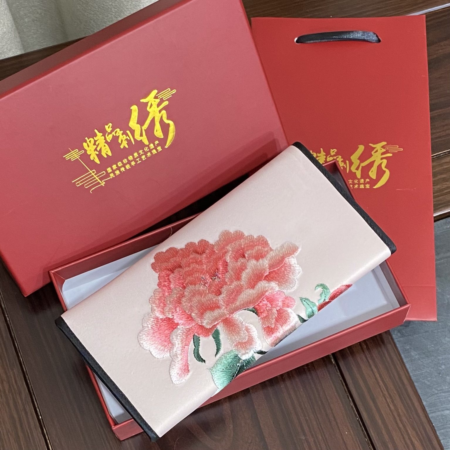 苏绣钱包卡包旗袍手拿包