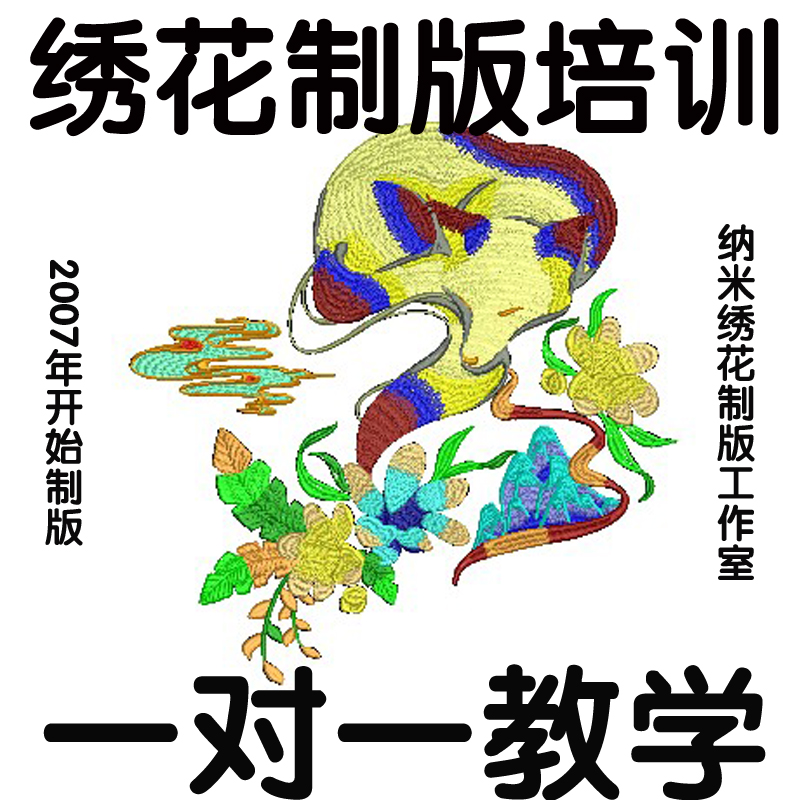 纳米绣花制版培训威尔克姆教学