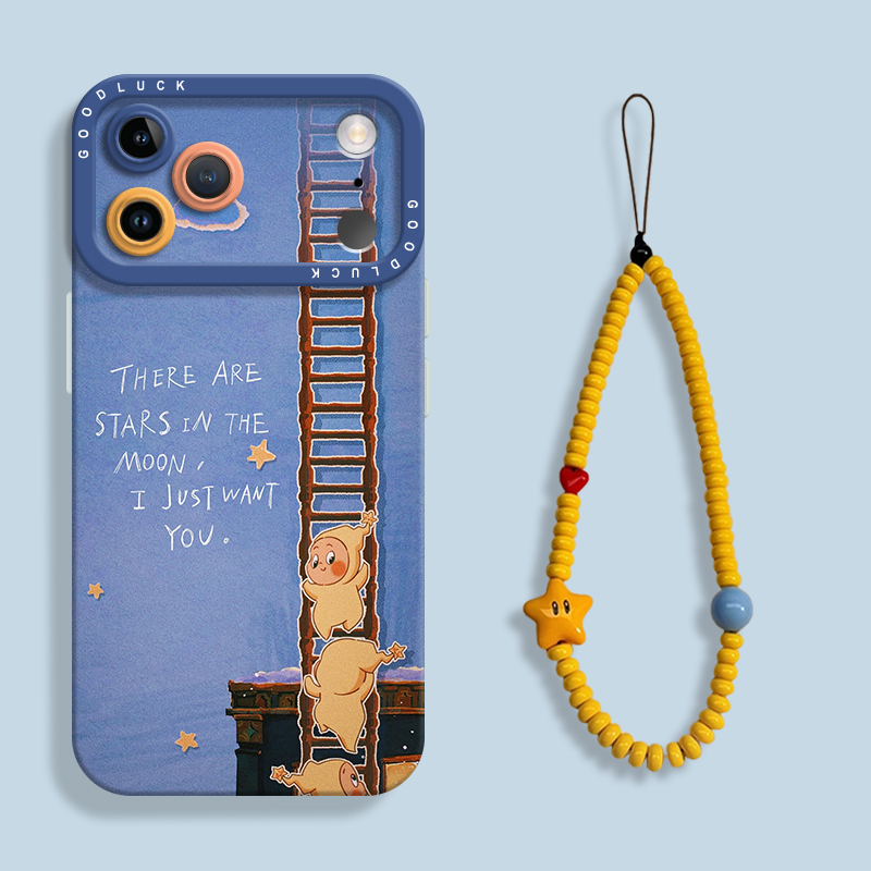 适用苹果17云梯星星人手机壳