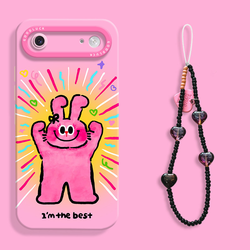 可爱自信兔兔适用苹果air手机壳iPhoneAIR液态air全包