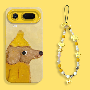 黄帽小狗适用华为荣耀magic8proair手机壳magic8pro air瞳眼硅胶壳honor壳Magic8套magic7挂绳magic6女pro