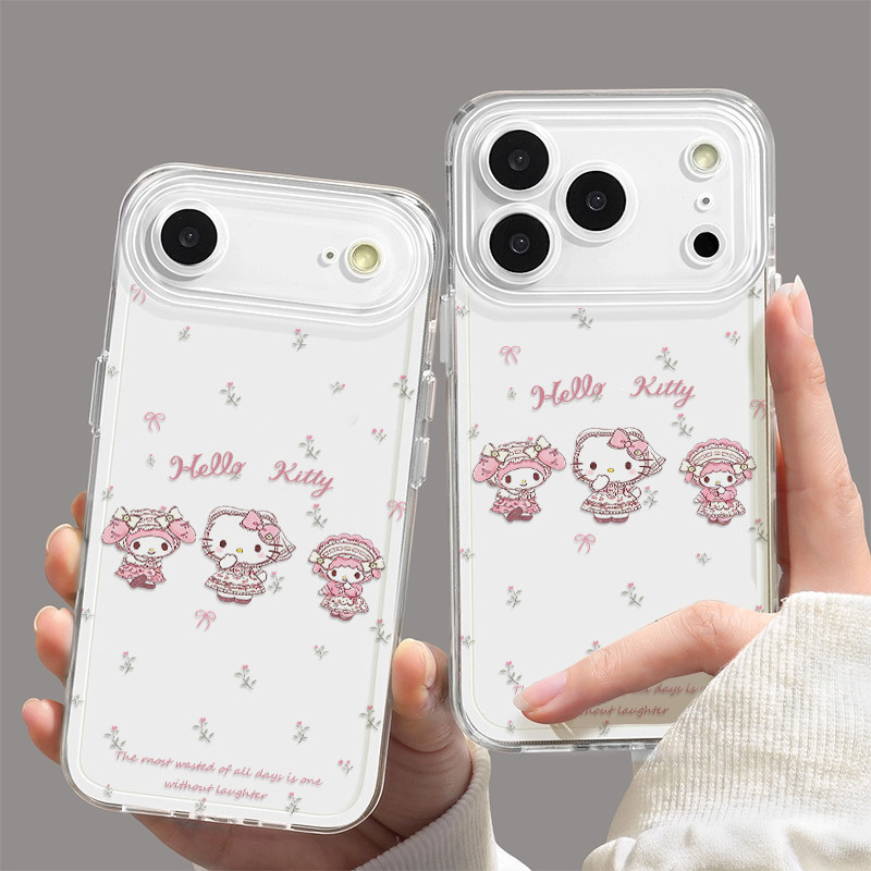 蕾丝裙三丽鸥适用iPhone17不会撞壳可爱手机壳新款苹果17p
