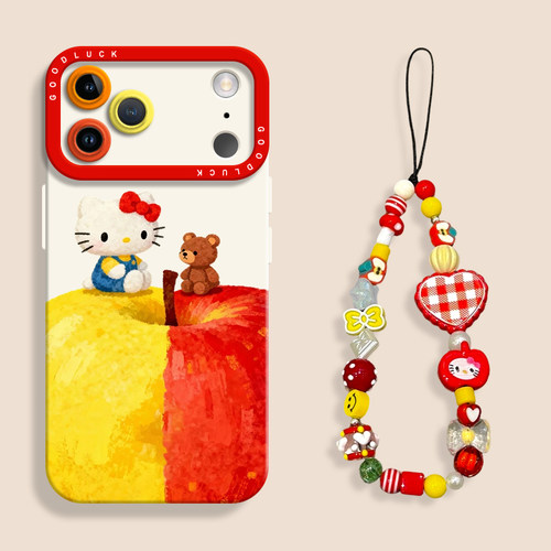 适用苹果17小熊凯蒂猫手机壳