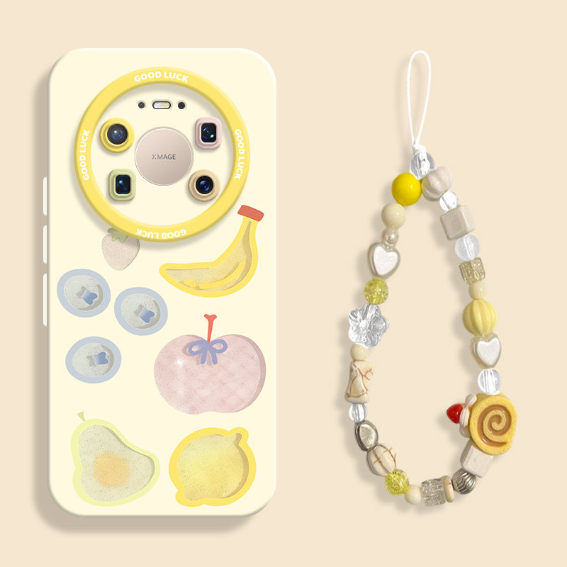 适用mate80泡泡水果手机壳