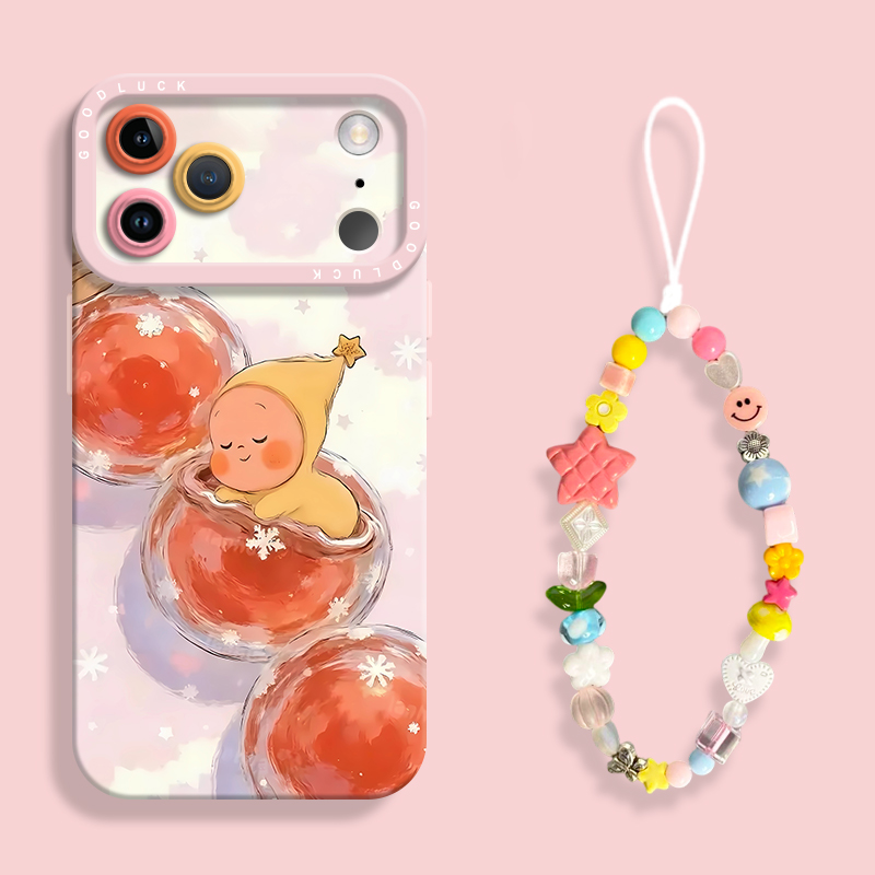 适用苹果17糖葫芦星星人手机壳