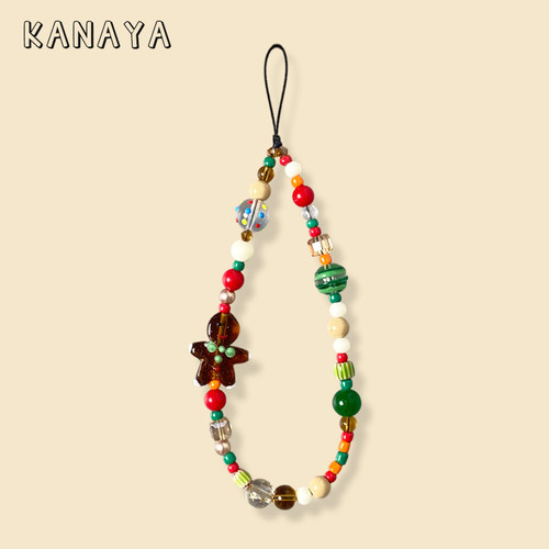 【小红书爆款】彩色珠姜饼人挂绳