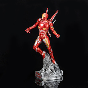 55cm全身雕像MK50钢铁侠大号手办模型摆件漫威GK磁吸组装男生礼物