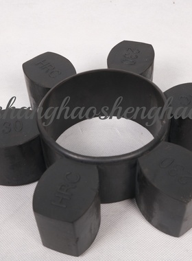 2113030043复盛正厂螺杆空压机HRC230F联轴器胶垫 6个脚黑色