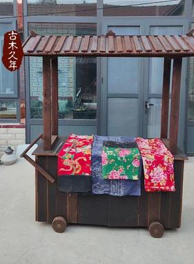 仿古民俗展览卖布车景区展示
