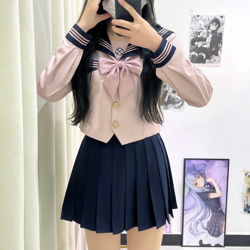 兔言舍原创JK制服樱黛女子水手服