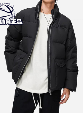 李宁秋冬季新款运动潮流系列男子运动休闲鸭绒短羽绒服 AYMT063