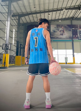 李宁男北京首钢林书豪篮球服背心