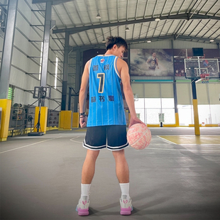 李宁篮球背心CBA赞助版 林书豪北京首钢队专业比赛篮球服AAYRB31