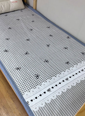 四季床盖单件学生宿舍单人三件套夹棉床单夹棉两层上下床铺沙发垫