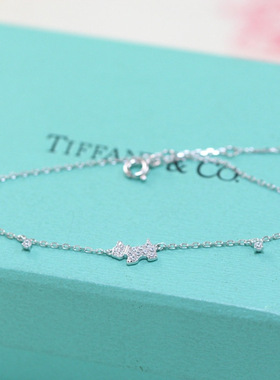 生肖狗镶钻时尚风韩版银手链