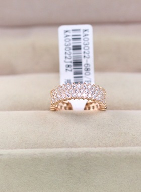 饰品镀金微镶钻韩版时尚风戒指