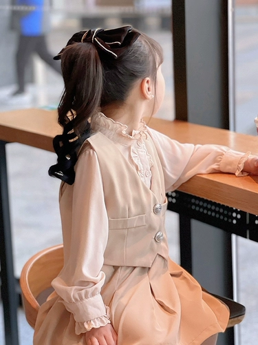 Детский парик для принцессы, кудрявые пряди волос, в корейском стиле