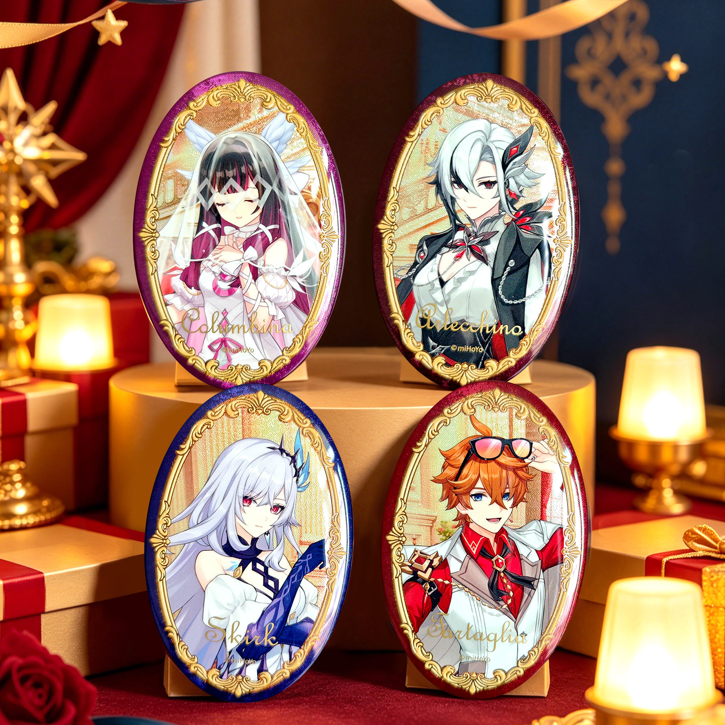 正版2026嘉年相聚原神吧唧图片
