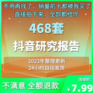 2023抖音研究分析报告用户抖音直播短视行业数据分析报告模板素材