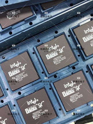 销售并回收A80486SX25 32位微处理器 镀金插脚古董CPU  一站式