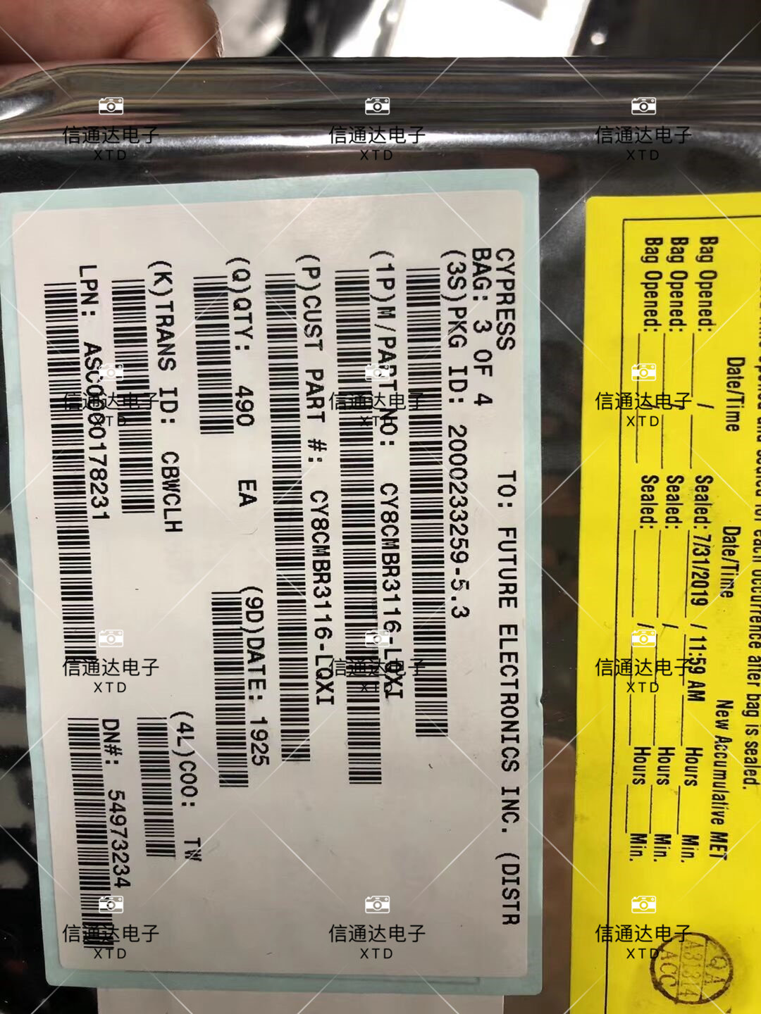 CY8CMBR3116-LQXI FN-24 电容式按钮控制器 触摸IC芯片 原厂原装