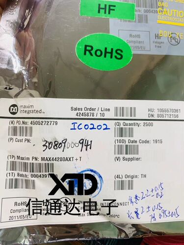 销售并回收MAX44280AXT+T SC70-6 IC OPAMP GP 50MHZ RRO SC70-