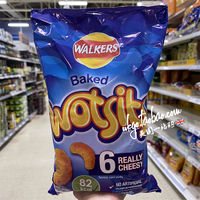 Suzhou in-stock British Walkers Wotsits Baked Cheese-flavored corn potato Chips Snack 16.5g*6 packs thumbnail 5