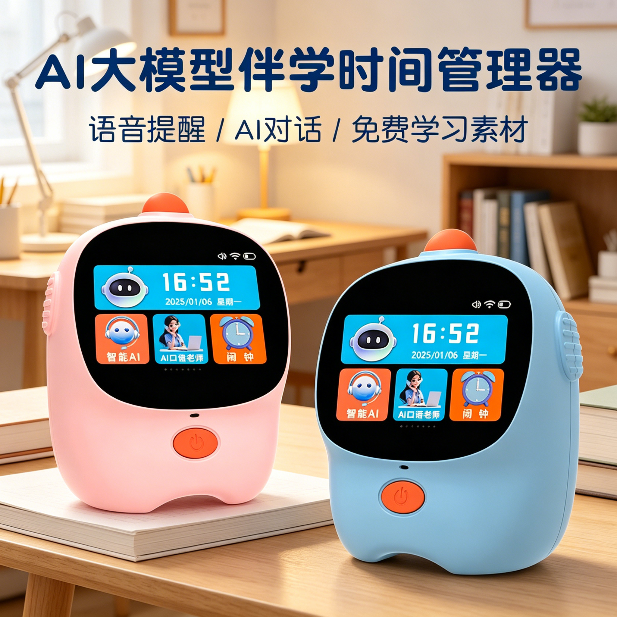 AI智能语音闹钟学习机