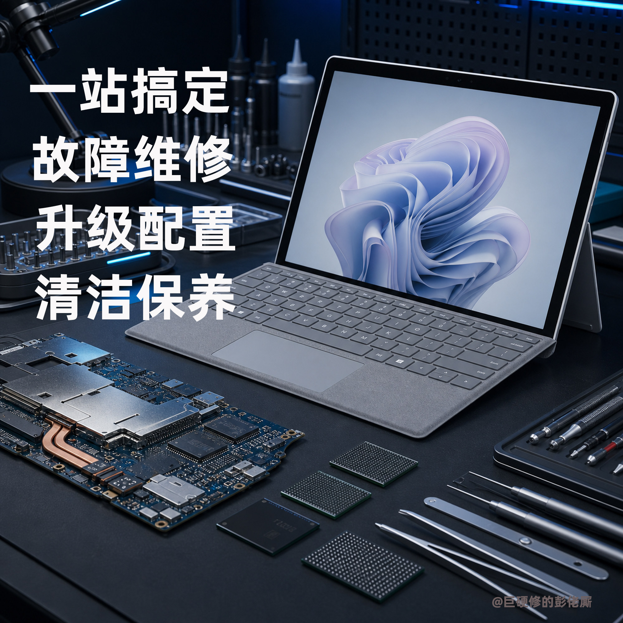 微软Surface  Book Laptop Studio内存升级/扩容/主板维修