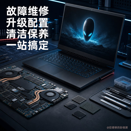 外星人笔记本板载内存升级