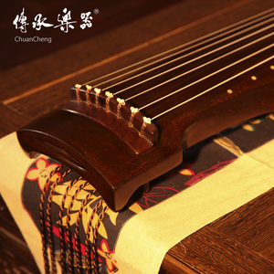 傳承古琴手工杉木仲尼式古琴古法原生漆七弦琴老杉木高级演奏伏羲