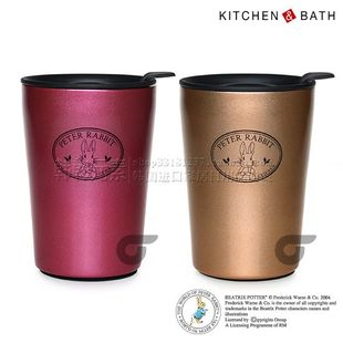 韩国 正品 彼得兔不锈钢保温杯 办公杯 水杯 杯 两款可选 2013新