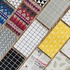 田园格子防水茶几餐桌布